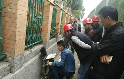桂庙路快速化改造（一期）工程(地铁代建段)给排水改迁及恢复工程K2+447.94～K2+540.38右侧人行道雷达检测