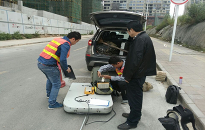 长坑一街、禾堂光街路基检测