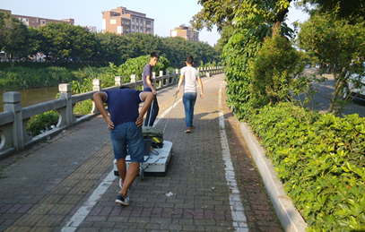 龙园路雷达探测