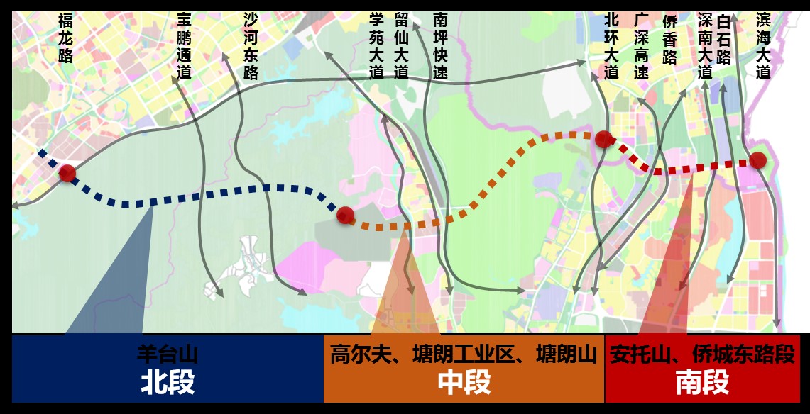 侨城东路北延通道工程设计勘察、测量、物探