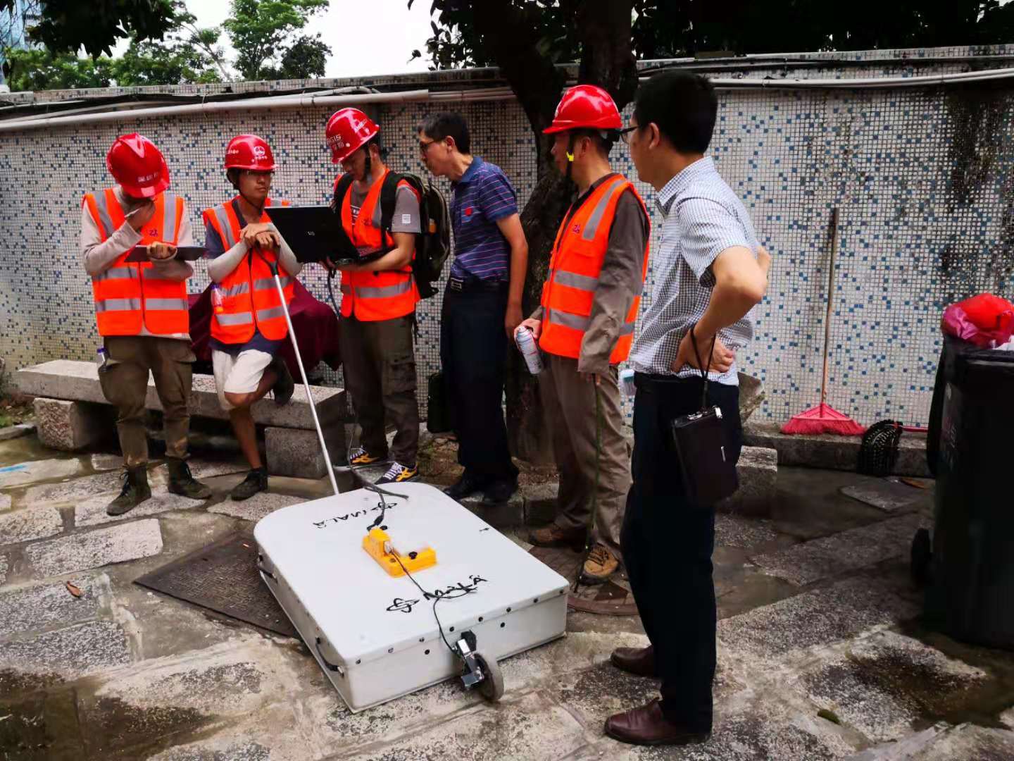 罗湖区和平新居地质雷达探测