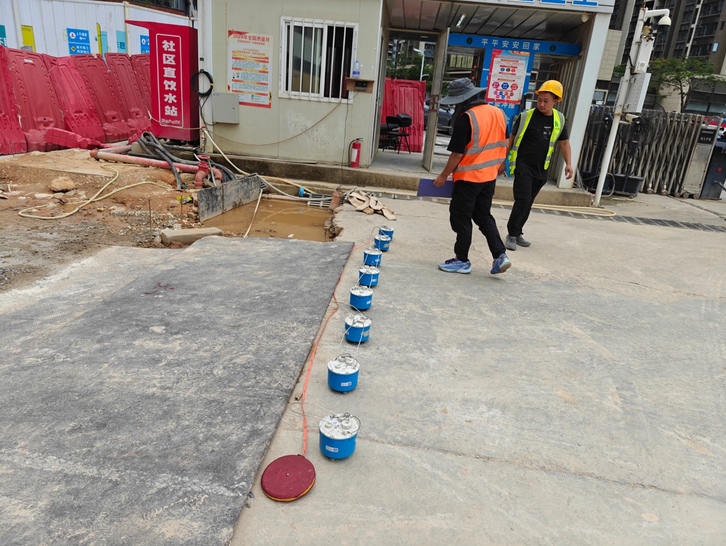 宝安A308-0126项目过凤塘大道顶管微动探测