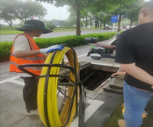 深圳市城市轨道交通6号线支线二期工程110kV电力管示踪法探测